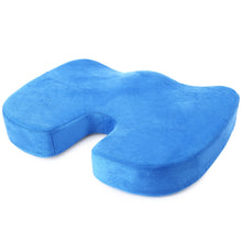 Load image into Gallery viewer, Coccyx Orthopedic Memory Foam Seat Cushion for Chair Car Office