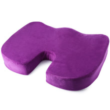 Load image into Gallery viewer, Coccyx Orthopedic Memory Foam Seat Cushion for Chair Car Office