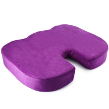 Load image into Gallery viewer, Coccyx Orthopedic Memory Foam Seat Cushion for Chair Car Office