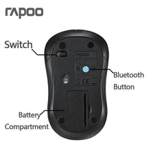 Load image into Gallery viewer, Rapoo 6010B Bluetooth 3.0 Optical Wireless Mouse
